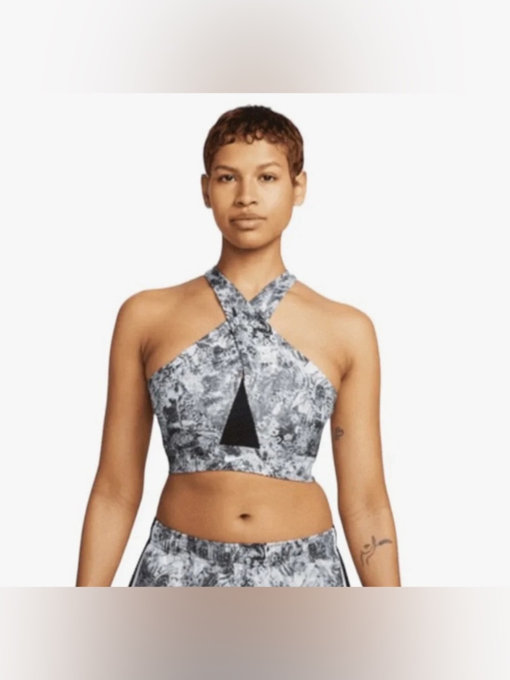 NIKE DRI FIT SWOOSH WRAP AOP Bra